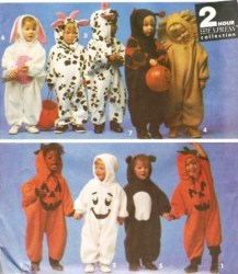 8582  2 HR COW, BUNNY, LADYBUG, LION, BEAR PATTERN 1/2-4